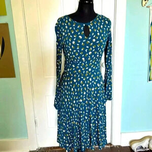 Boden rare Apple knit midi dress eight